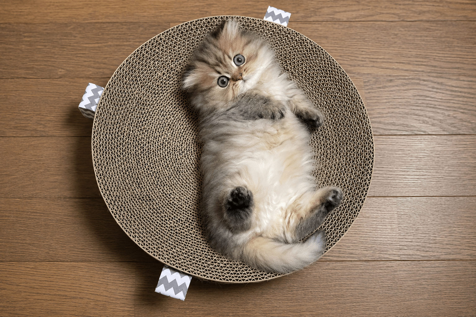 ゆったりとした環境で過ごす猫